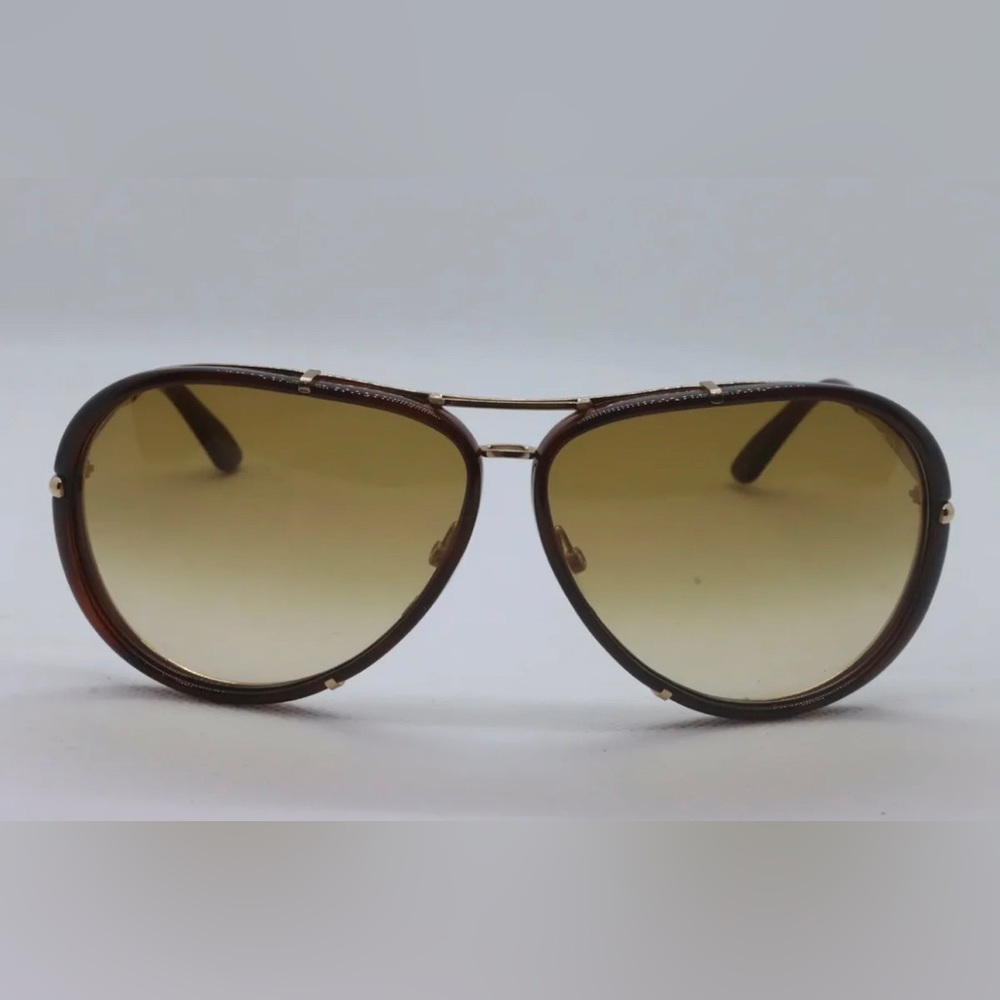 TOM FORD CYRILLE BROWN GOLD AUTHENTIC FRAMES